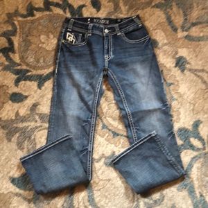 Embellished Rock & Roll Jeans